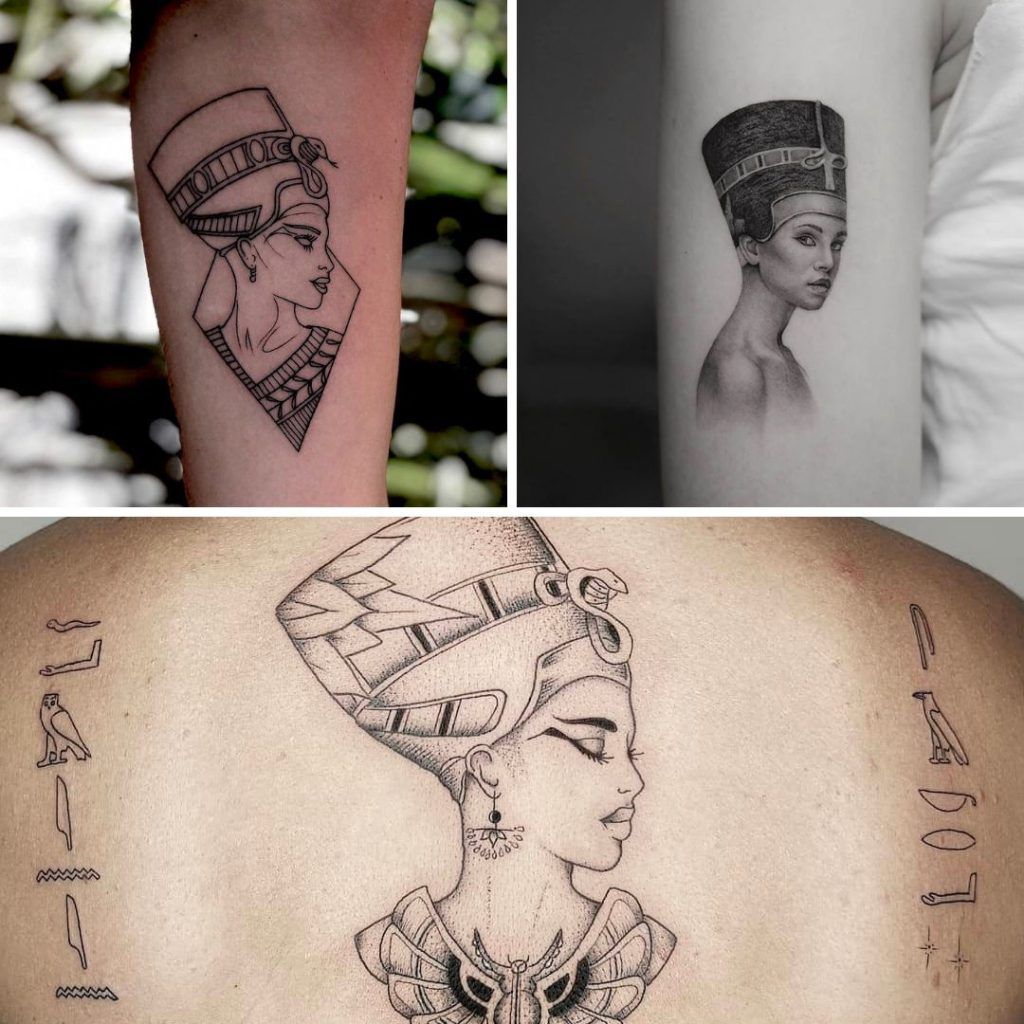 Tatuajes de Nefertiti
