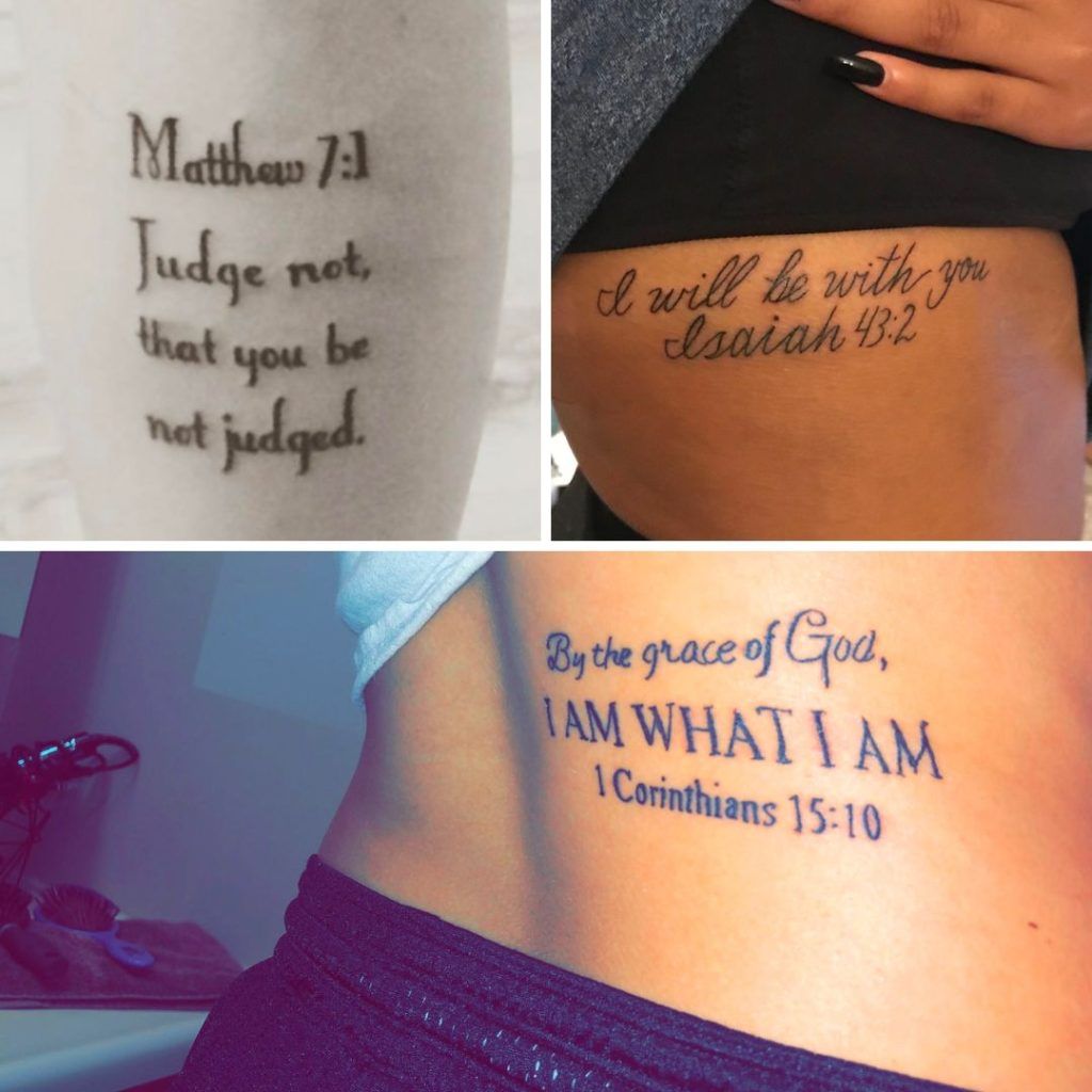 Tatuajes de versiculos biblicos