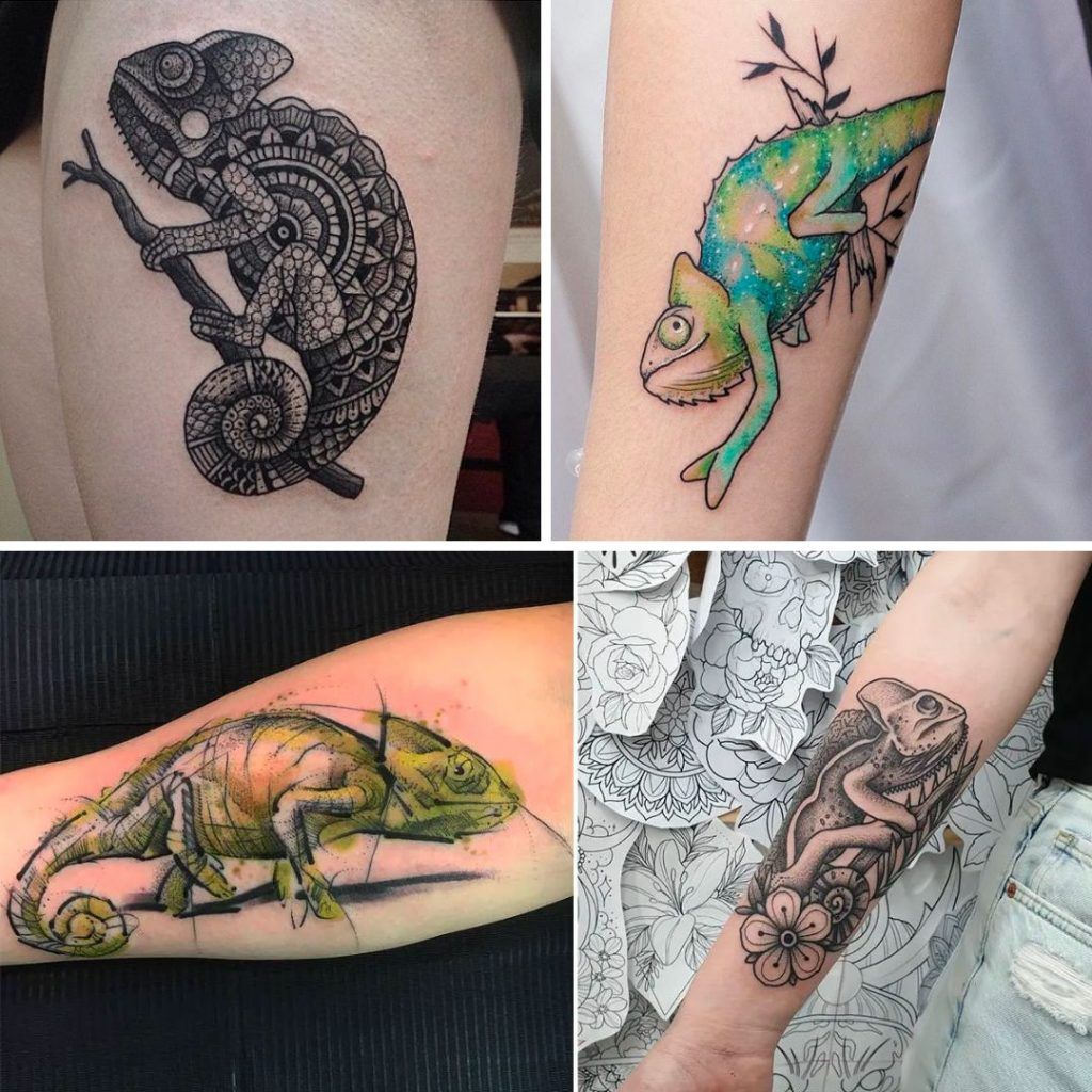 Tatuajes de Camaleon