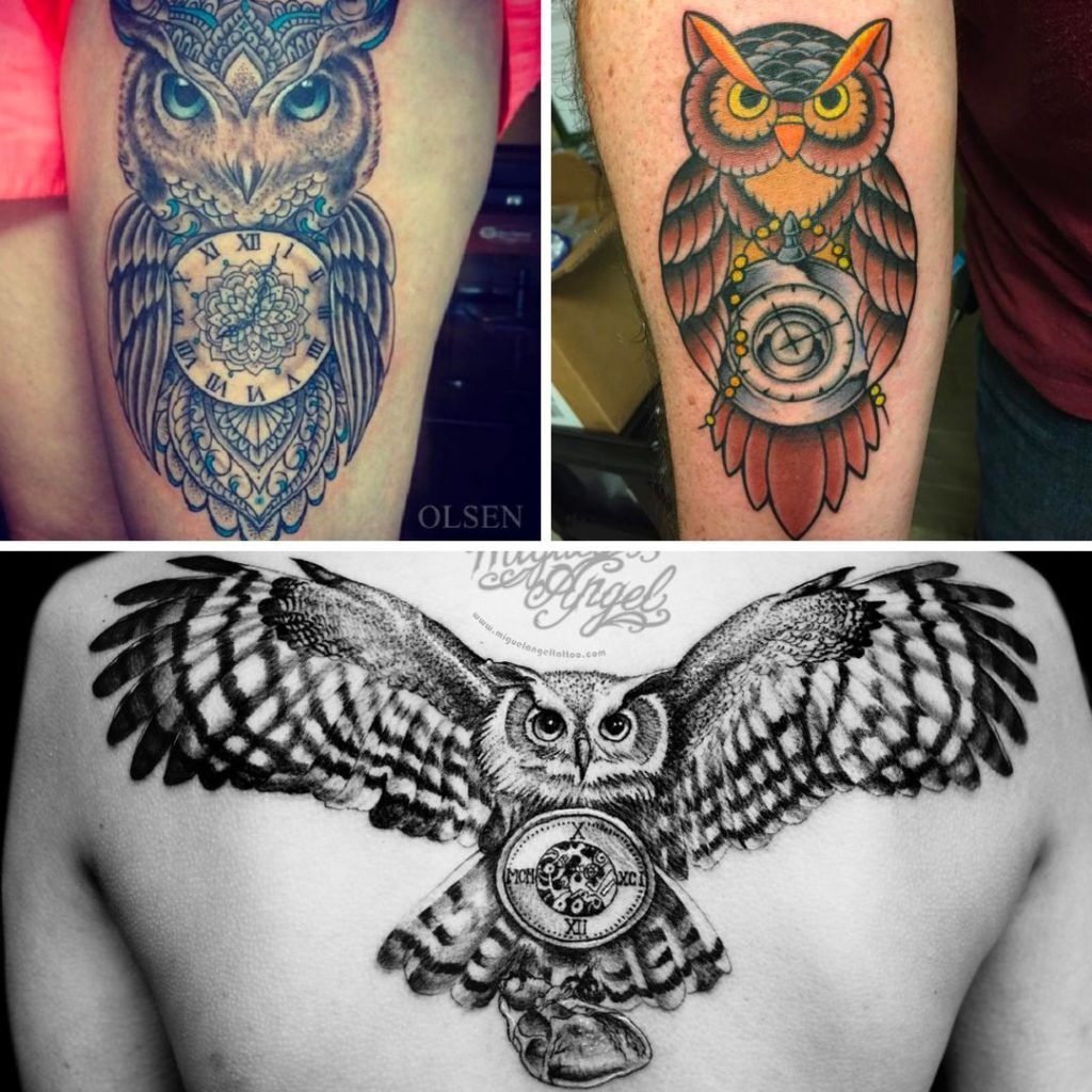 Tatuajes Buho y Rejoj