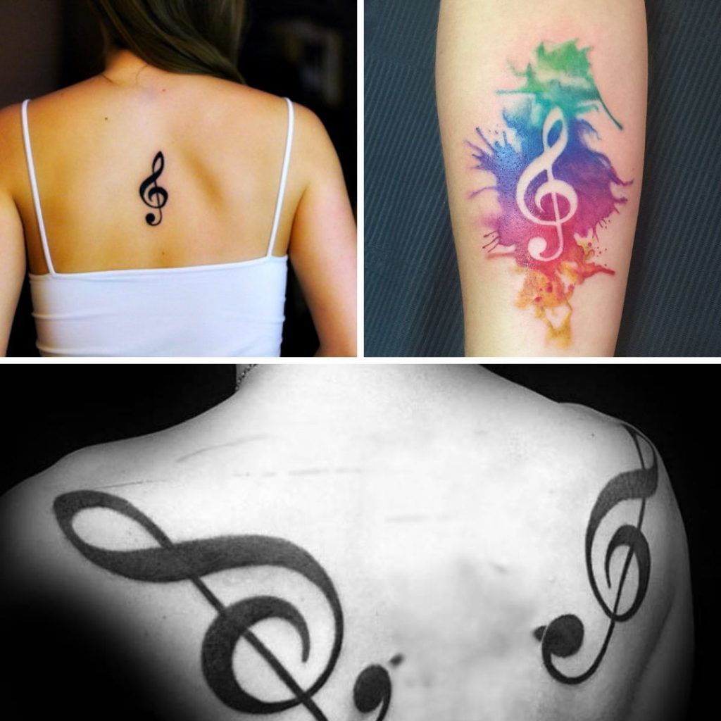 Tatuajes Clave de Sol
