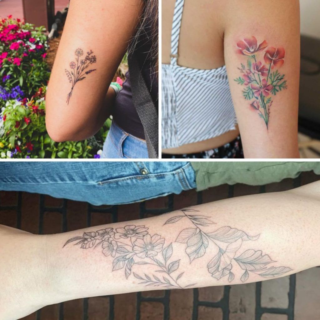 Tatuajes de Flores Silvestres