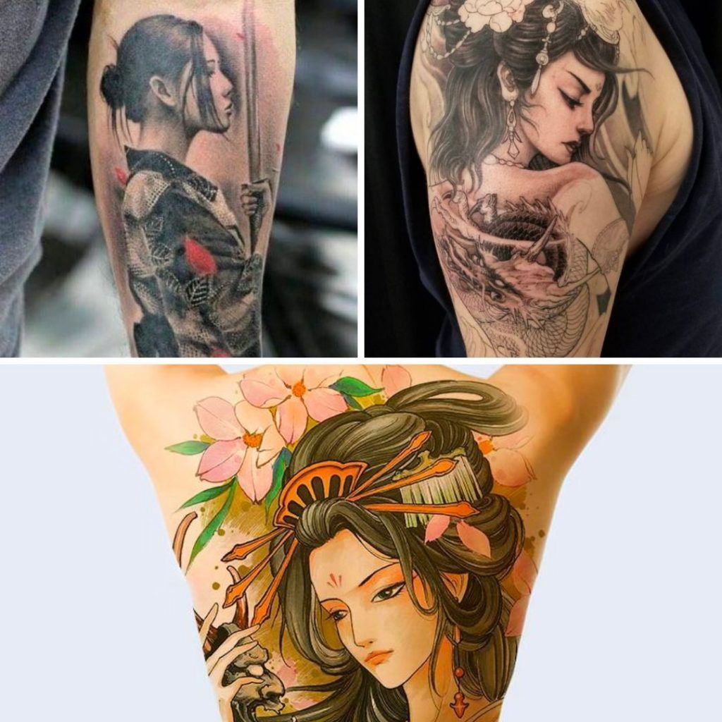 Tatuajes de Geisha