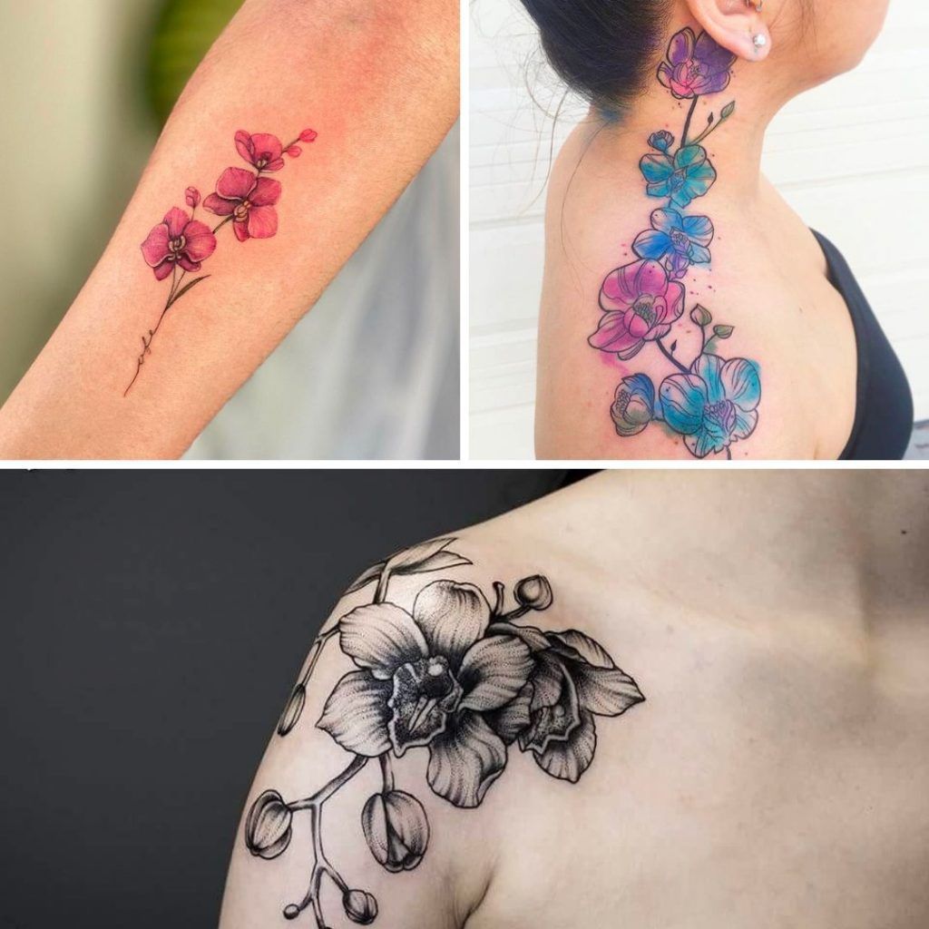 Tatuajes de Orquidea
