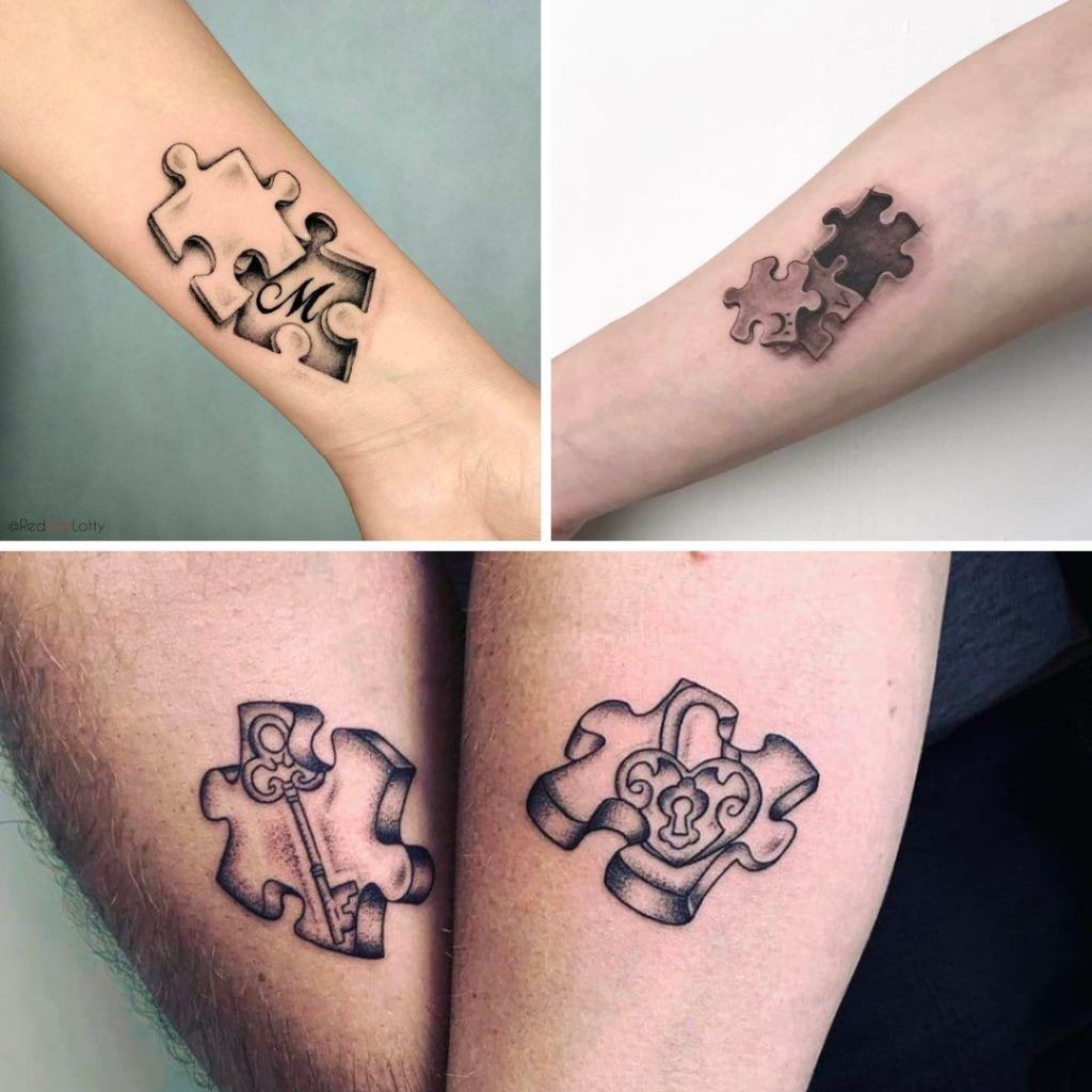 Tatuajes Piezas de Puzzle