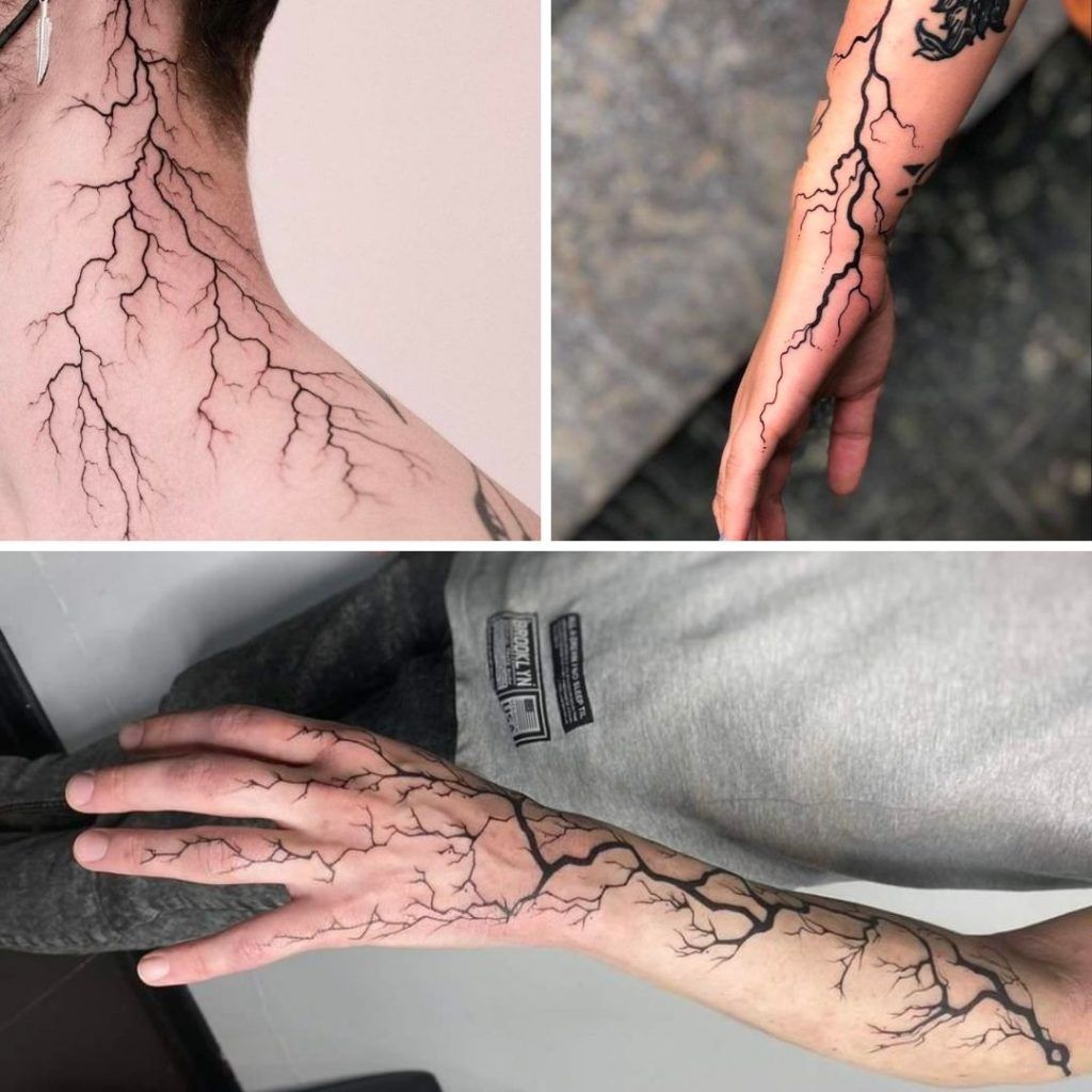 Tatuajes de Relámpagos