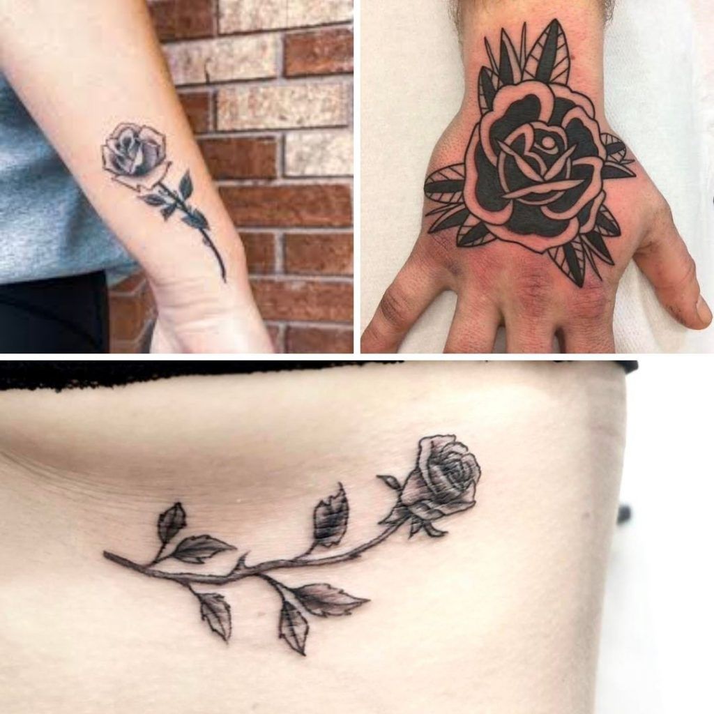 Tatuajes de Rosa Negra