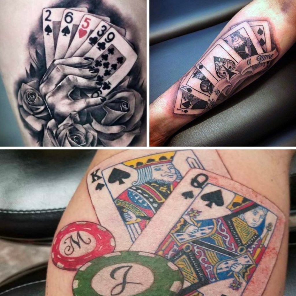 Tatuajes Cartas de Poker