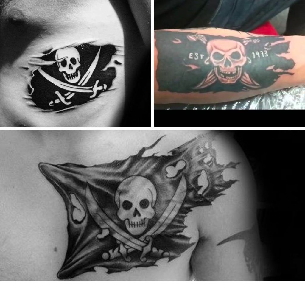 Tatuajes de Bandera Pirata
