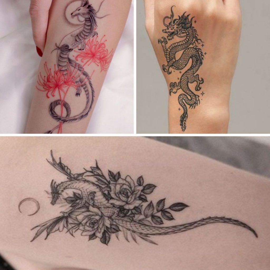 Tatuajes de Dragón Chino