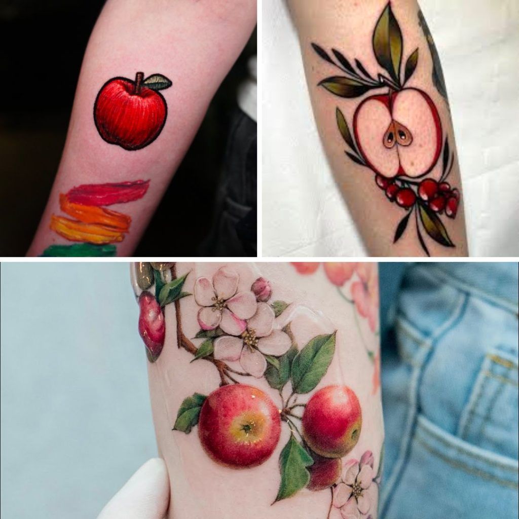 Tatuajes de manzanas