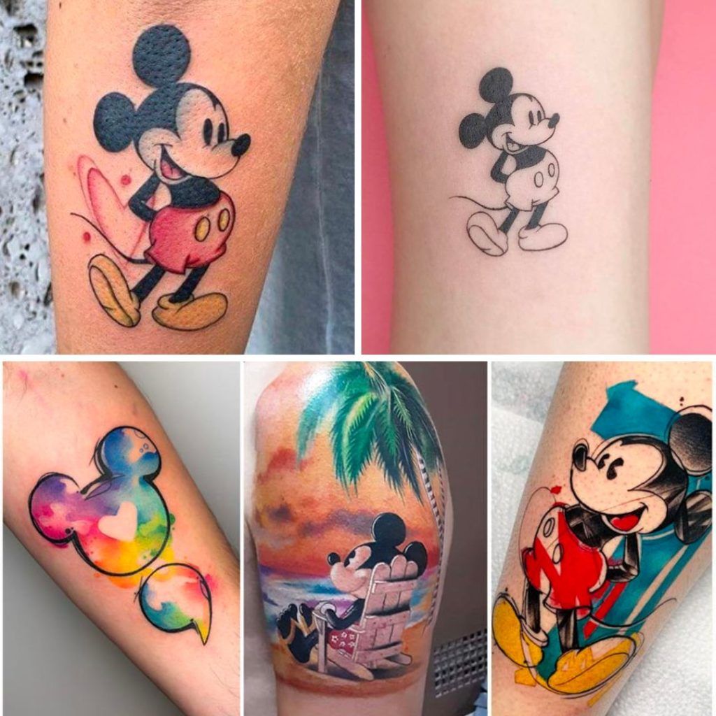 Ideas de tatuajes de mickey mouse