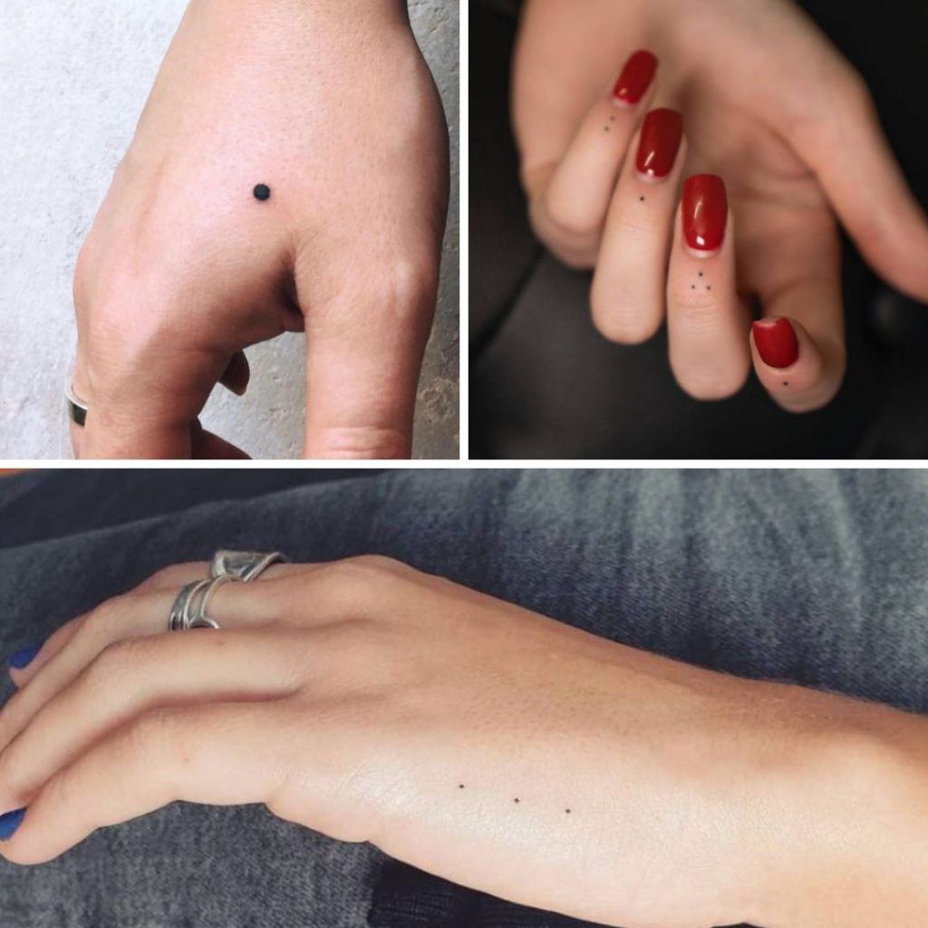 Tatuajes de Puntos en las Manos