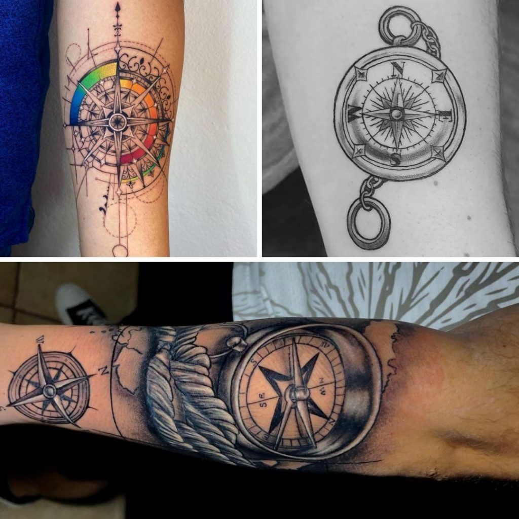 Tatuajes de brujula