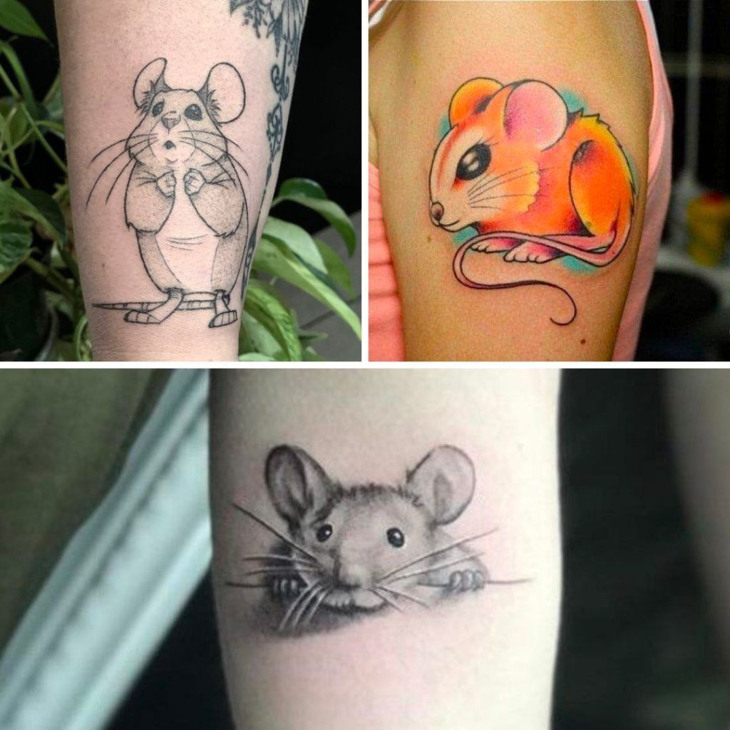 Ideas de tatuajes de ratón