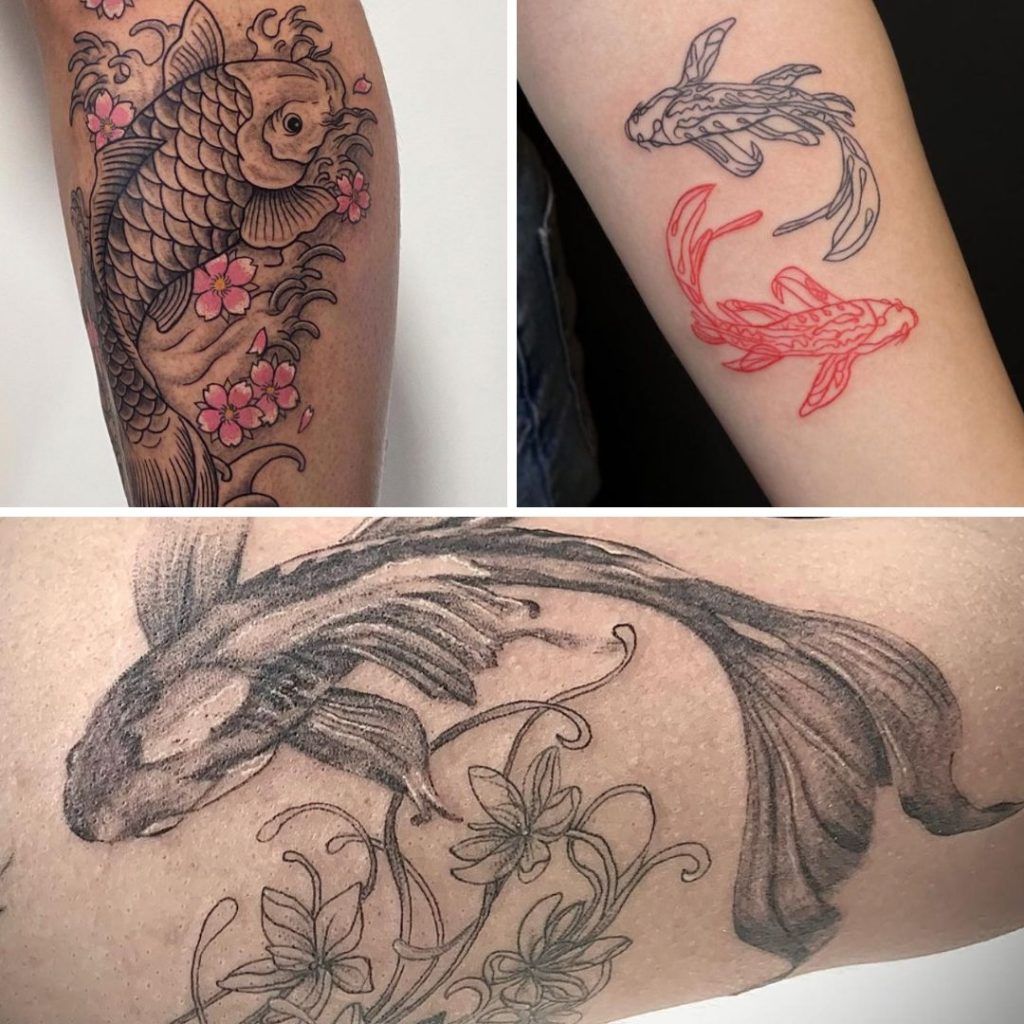 Tatuajes pez koi