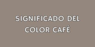 Significado del Color Café