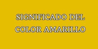 Significado del Color Amarillo