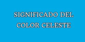 Significado del Color Celeste
