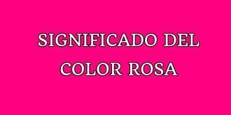 Significado del Color Rosa