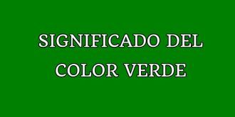 Significado del Color Verde
