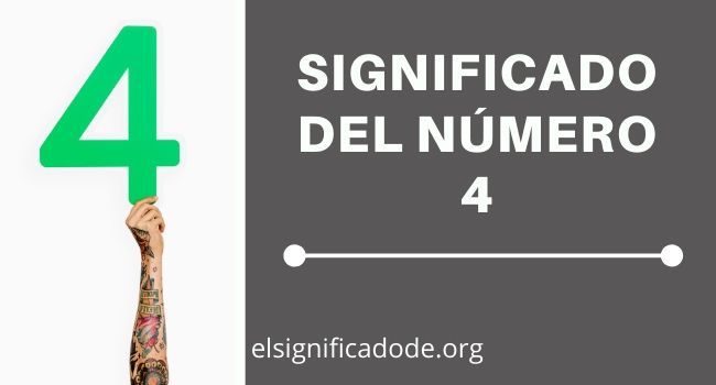 significado del numero 4