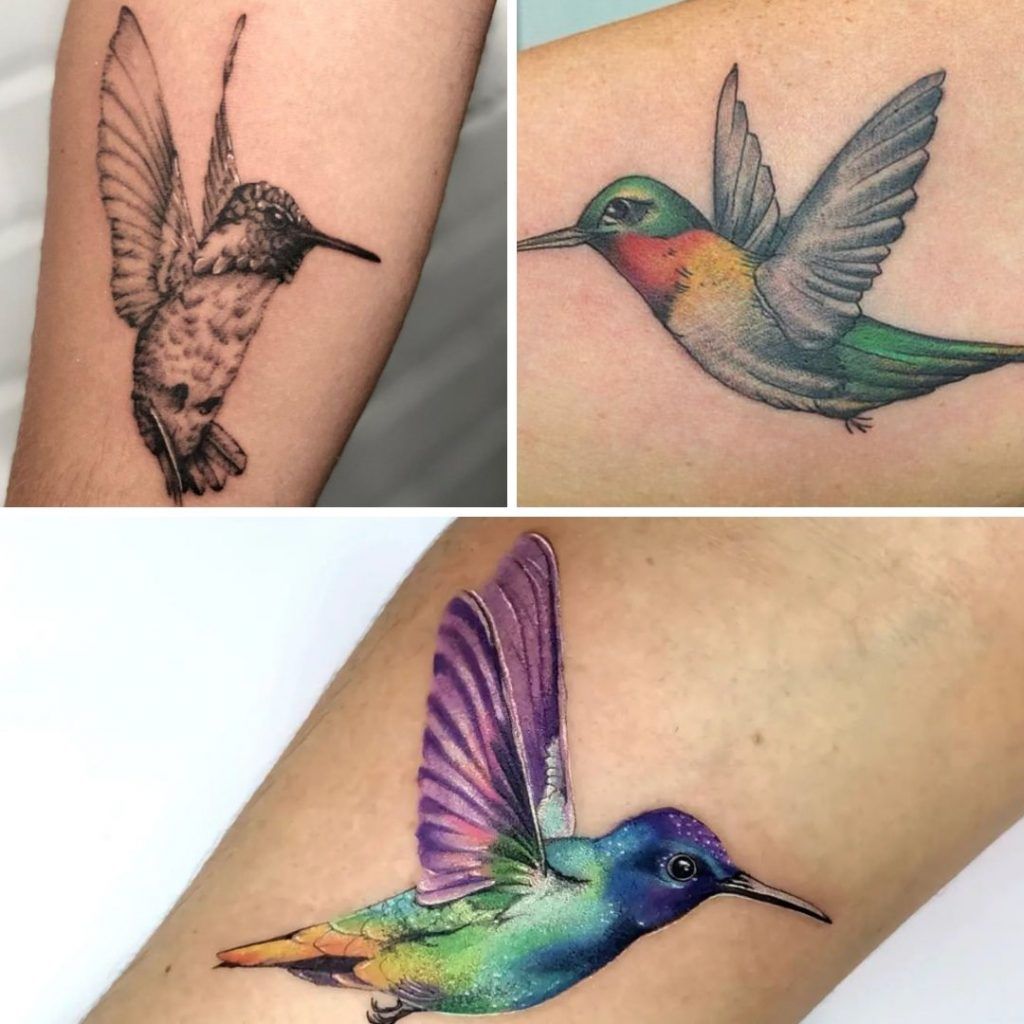 Tatuajes de colibrí